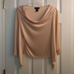 Express gold dress top
